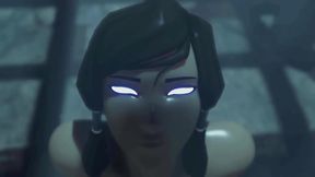 Cute 3D Hentai Girl Seduces With Lustful Eyes for Blowjob & Anal Sex Creampie