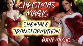 MISTRESS RAVENS SHEMALE TRANSFORMATION - SANTAS CHRISTMAS MAGIC : With Music