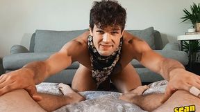 POV fucking session with a curly-haired newcomer, Brysen