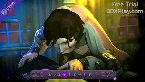 Elizabeth from BioShock Sucks Big Dick in POV Anime Cosplay Blowjob Scene