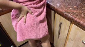 hot step mother-in-law stays home alone with son-in-law. what a big ass!
