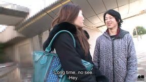 Naughty&#x1F608; Japanese Mom Gets It On With Lover In Rough Forest Fuck Session