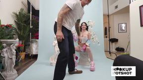 Bts - Behind the Scenes with Aviana Violet’s Seductive Try-on!