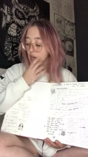 POV talking about college + smoking a bong