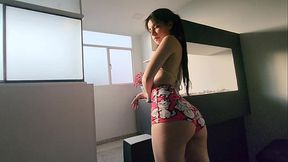 she swallows her boss'_s semen he makes her swallow semen to give her more work