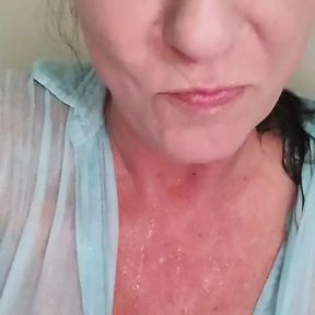 Wet Lonely and Horny MILF...shower Masturbation Time