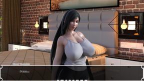 Tifa's Dark Heaven 1 - Game Intro and Cloud Doing Sex with Tifa in Doggy Styl