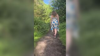 Flashing other walkers inside the wilderness amateur porn