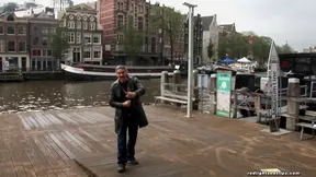 Amsterdam Adventure: Man Hires Hooker for Sultry Nighttime Encounter