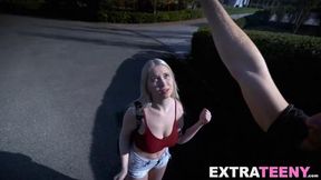 Tiny Vixen Roxy Risingstar Devoured in Wild Pussy&#x270C; Action Post-Blowjob