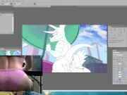 Femboy game dev stream- triceratops butt sniffin'~ (fap at 01:04:06)
