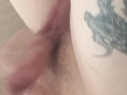 Cumming i'm the toilet