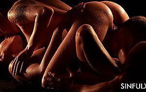 Angel piaff & eveline dellai sweet threesome