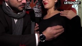 German Babe Picked Up for Valentine's Day Bus Fuck - LETSDOEIT