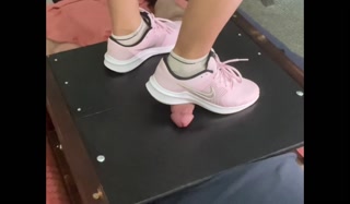 CBT in my pink Nike trainers.