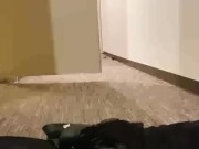 【お風呂フェラ】出張先でムラムラしてしまい持ってきたディルドでフェラをするイケメン社会人