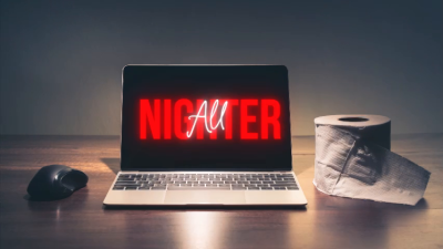 All Nighter (Ass Focused Secret Outfit Goon Clip)