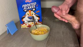 Frosted Flakes Get More Frosted With 12+ Ropes of Cum