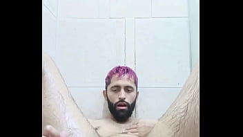 Big Dick Latino Camilo Brown Using Oil And a Vibrator In The Shower To Give Himself An Intense Prostate Orgasm