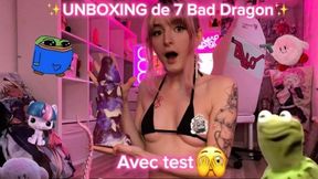 Anime Girl In Unboxing Of 7 Bad Dragon With Test