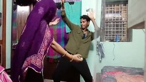 Indian Desi Rajsthani Village Beautiful Couple New Merried Injoy Dance Sfw Video By -Snapchat143