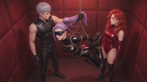 Bondage Stories #6B: Lavender Confessions in the Soundproof Chamber (Animated)
