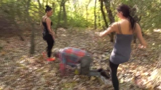 Femdom  Girls enjoy to kick s