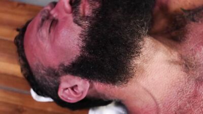 Hairy bears Alex Tikas and Thor Buckner in raw fucking video