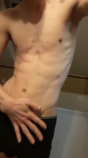 Horny, relaxing evening in the bathroom. I'm in a big mood for squirting, but that's in the next video.