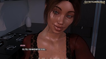 Ariana's Dark Christmas 2 (part 03) By Sieglinnde - Cuckold Husband Cums as Cheating Wife Tells Him How She Fucked a BBC - 3D Porn Game