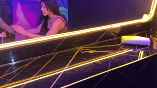 Night of sex and a lot of cum in the bar bathroom