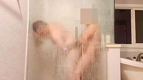 Slut Takes It In The Shower From An Unnamed Grindr Hookup