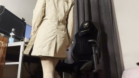 Smelling my own feet!