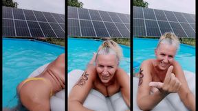 Hot Housewife Lukerya in the Pool