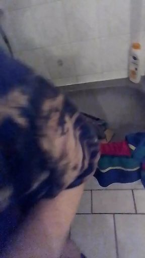 She smokes in the bathroom and is then allowed to blow