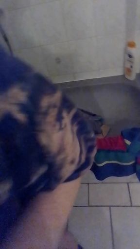 She smokes in the bathroom and is then allowed to blow