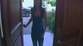 Brunette Slut Sucks Cock Then Rides Hard POV