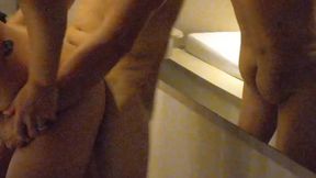 Friend Put The Married Woman On All Fours And Stuck It Hard In The Womans Pussy With The Horn