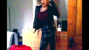 Smoking In Leather Despite The Heat Wave So I Spray Myself With Water