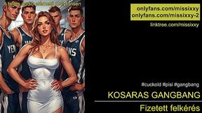 Group sex with a basketball team - Hungarian ASMR