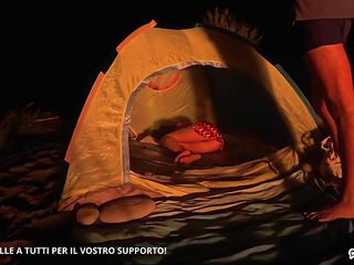 MY WIFE IS IN THE TENT COME BANG HER? REAL STRANGER AWAKENS WHORE THREE-SOME PARTICULAR 10K SUBSCRIBERS