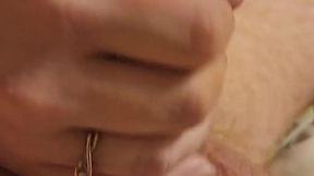 Close up Hand Job (James Deen)
