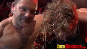 Sexy Cullen Cable hooks up with a massive muscled man ro ride a big cock