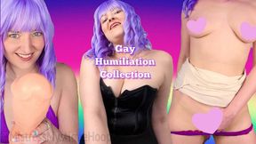 Gay Humiliation Collection with Mistress Mystique Hoops - MP4