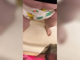 Water in diaper