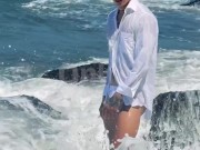 ¿Cómo masturbarse frente a el mar?