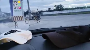 Public college defloration in car