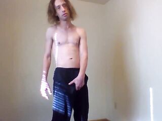 MTF Aroused in Solely Track Panties