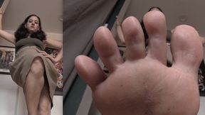 SHRUNKEN STUDENT - Giantess POV, Foot Fetish, Dirty Feet, Foot Domination - WMV