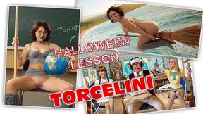 torcelini. halloween 2025. witch teacher. broomstick ride!